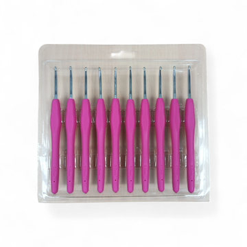 CROCHET MANGO SILICONA 3.0MM SET10